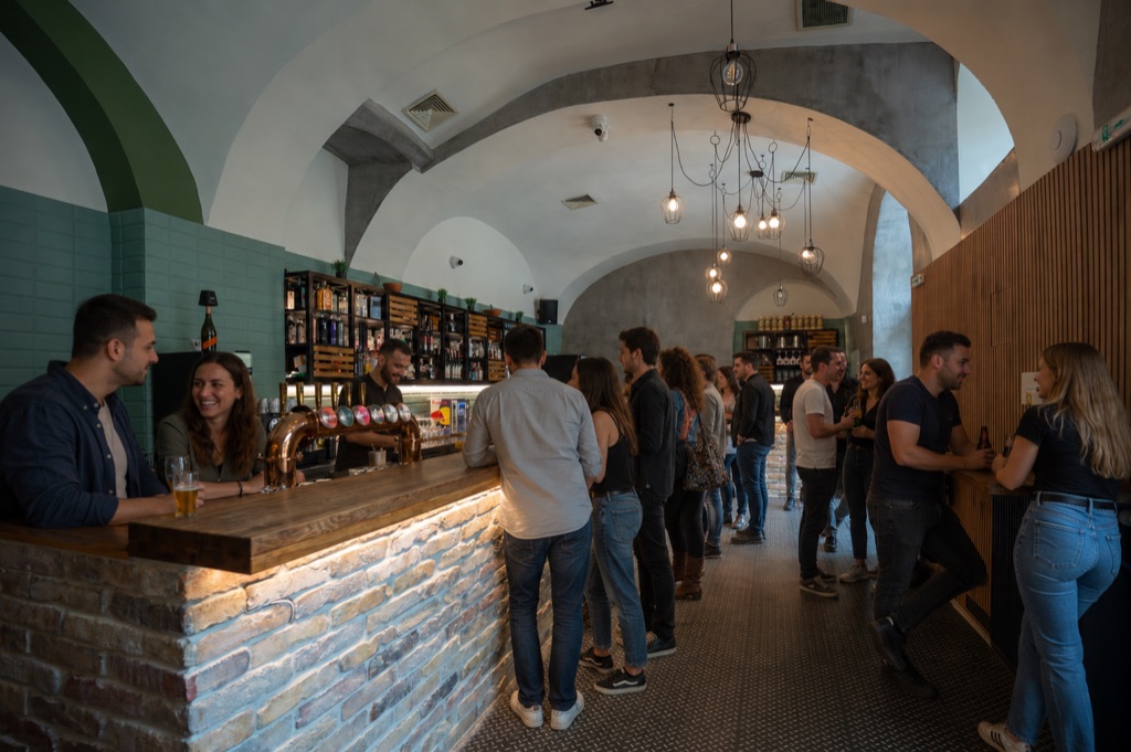 Quasi Bar, wnętrze baru